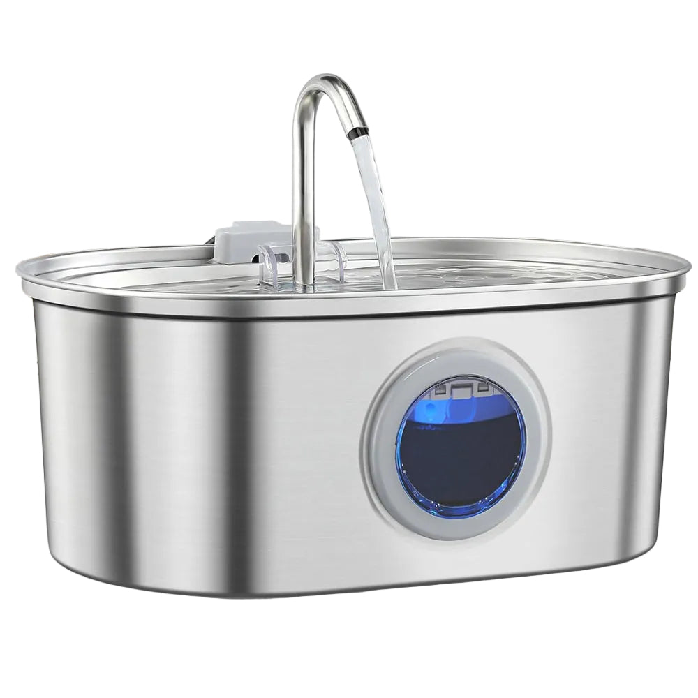 Huisdieren Waterfontein Met Waterniveauvenster Stijlvol Design 0