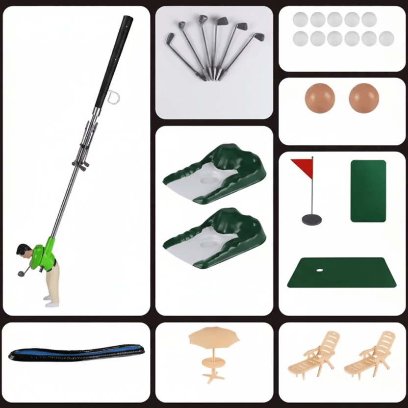 Indoor Mini Golf Set voor Thuisvermaak 9
