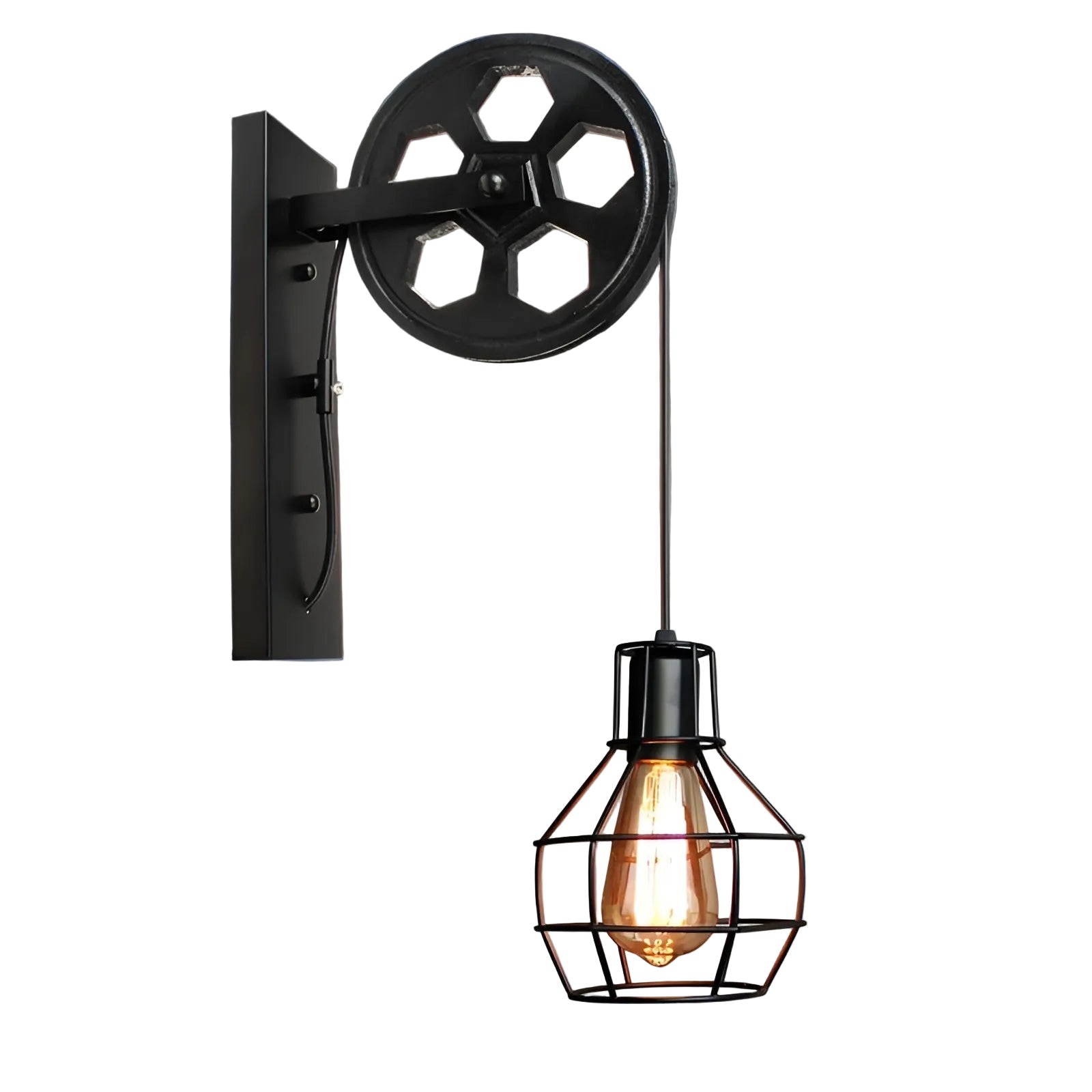 Industriële LED-wandlamp Vintage Stijl 0