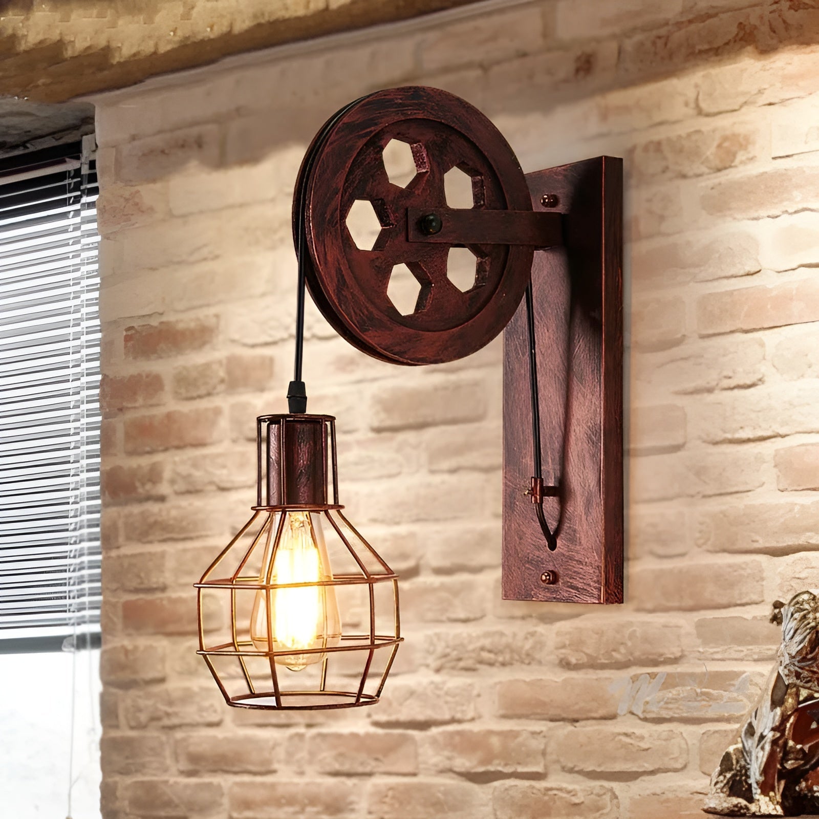 Industriële LED-wandlamp Vintage Stijl 6