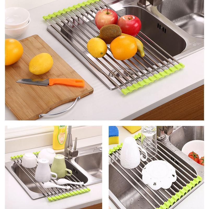 Inklapbaar Droogrek voor Keuken Multifunctioneel 7