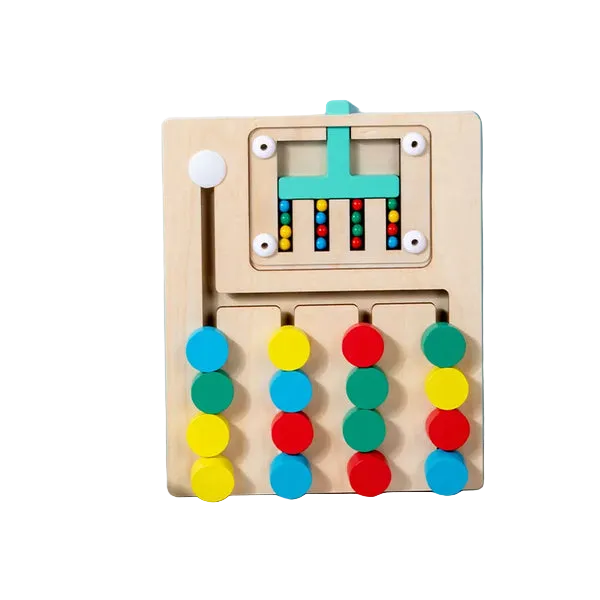 Interactief Houten Puzzelspel voor Kinderen 0