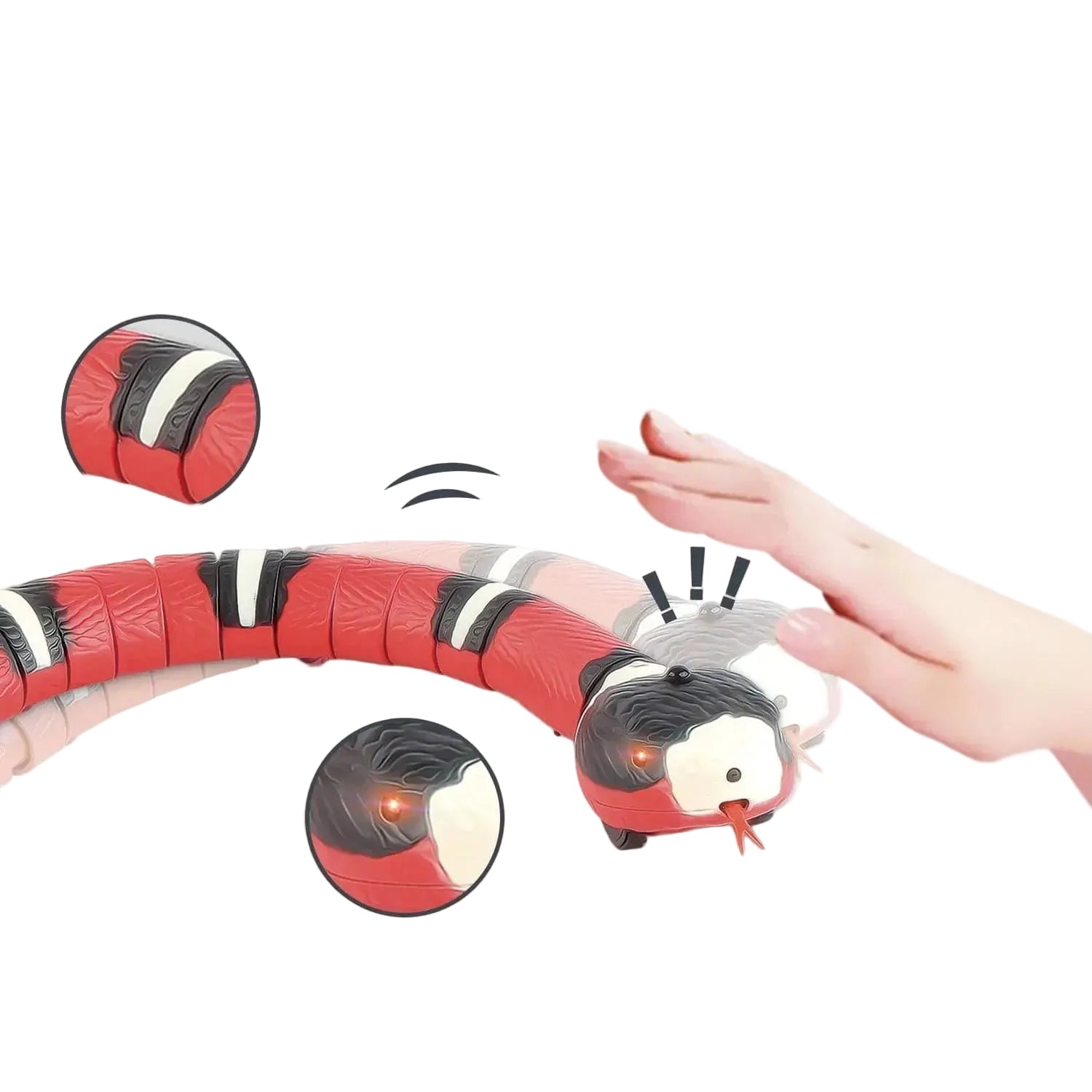 Interactief Kattenspeelgoed Automatische Slang voor Katten 2