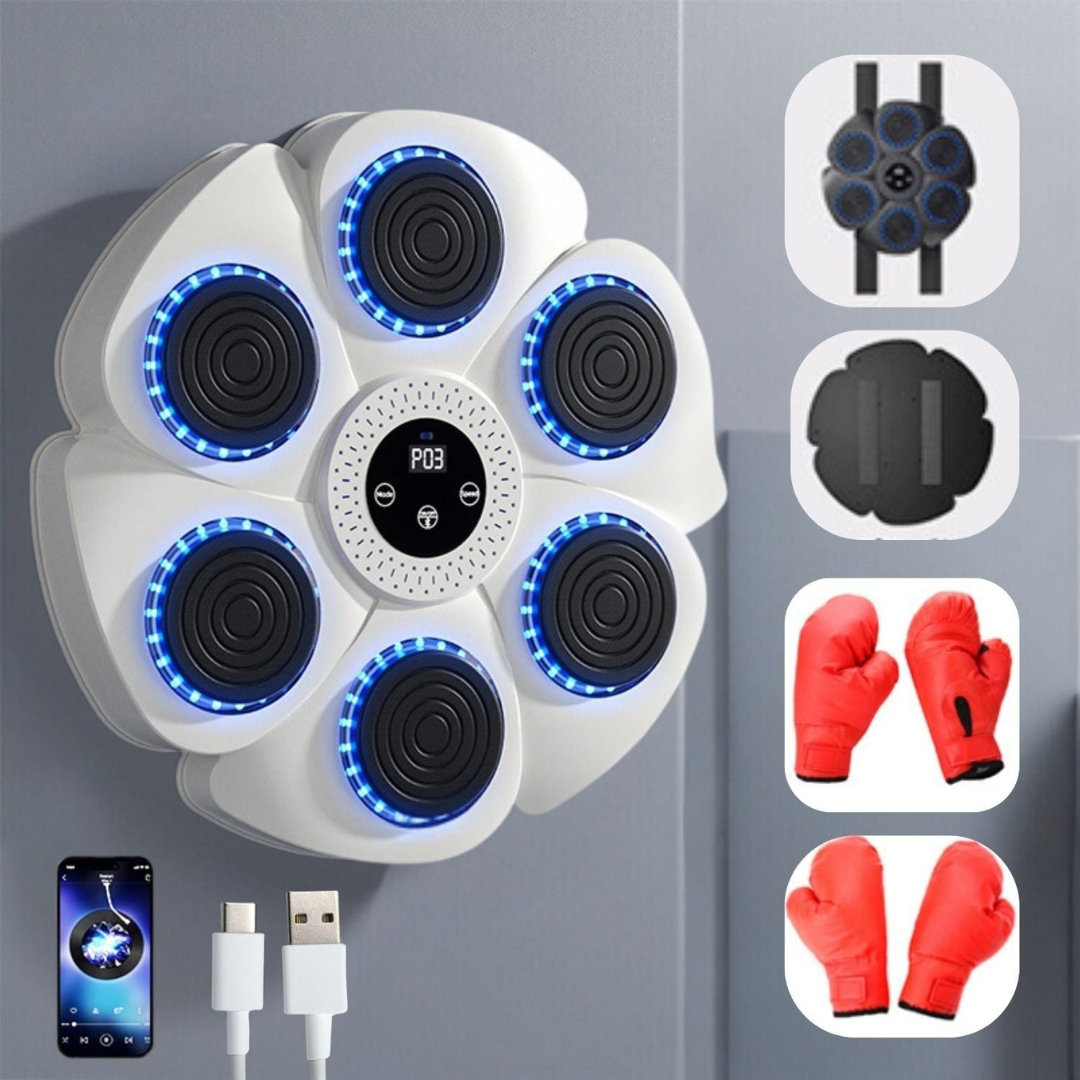 Interactieve Boksmachine voor Thuisgebruik met Bluetooth en RGB-Verlichting 2