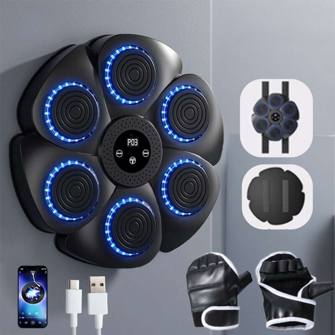 Interactieve Boksmachine voor Thuisgebruik met Bluetooth en RGB-Verlichting 7