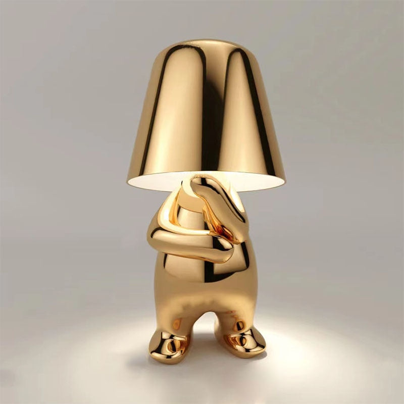 Gouden Denker Lamp