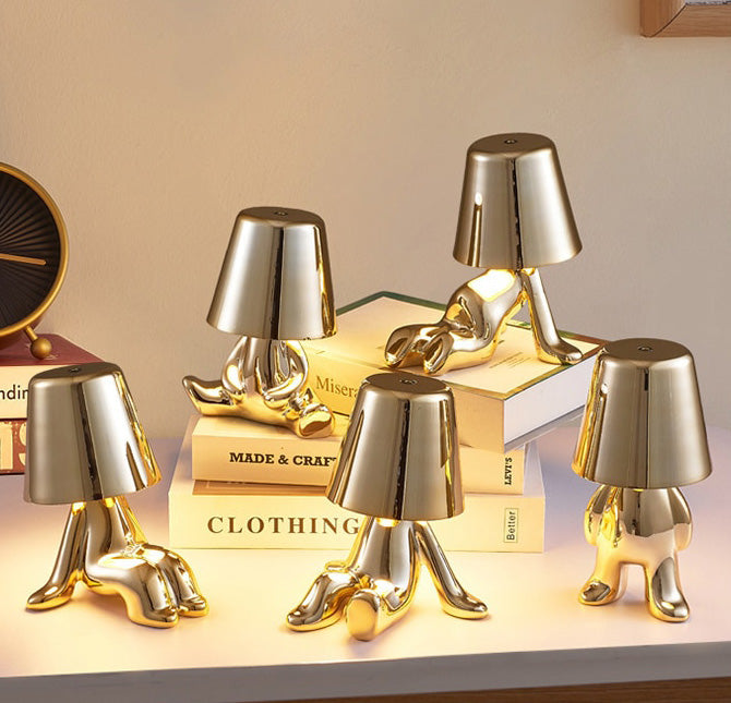 Gouden Denker Lamp