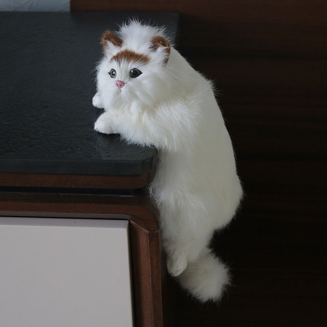 Kat Beeldje Decoratief voor Thuis en Kantoor - Schattig Ontwerp met Realistische Gezichtsuitdrukkingen 9