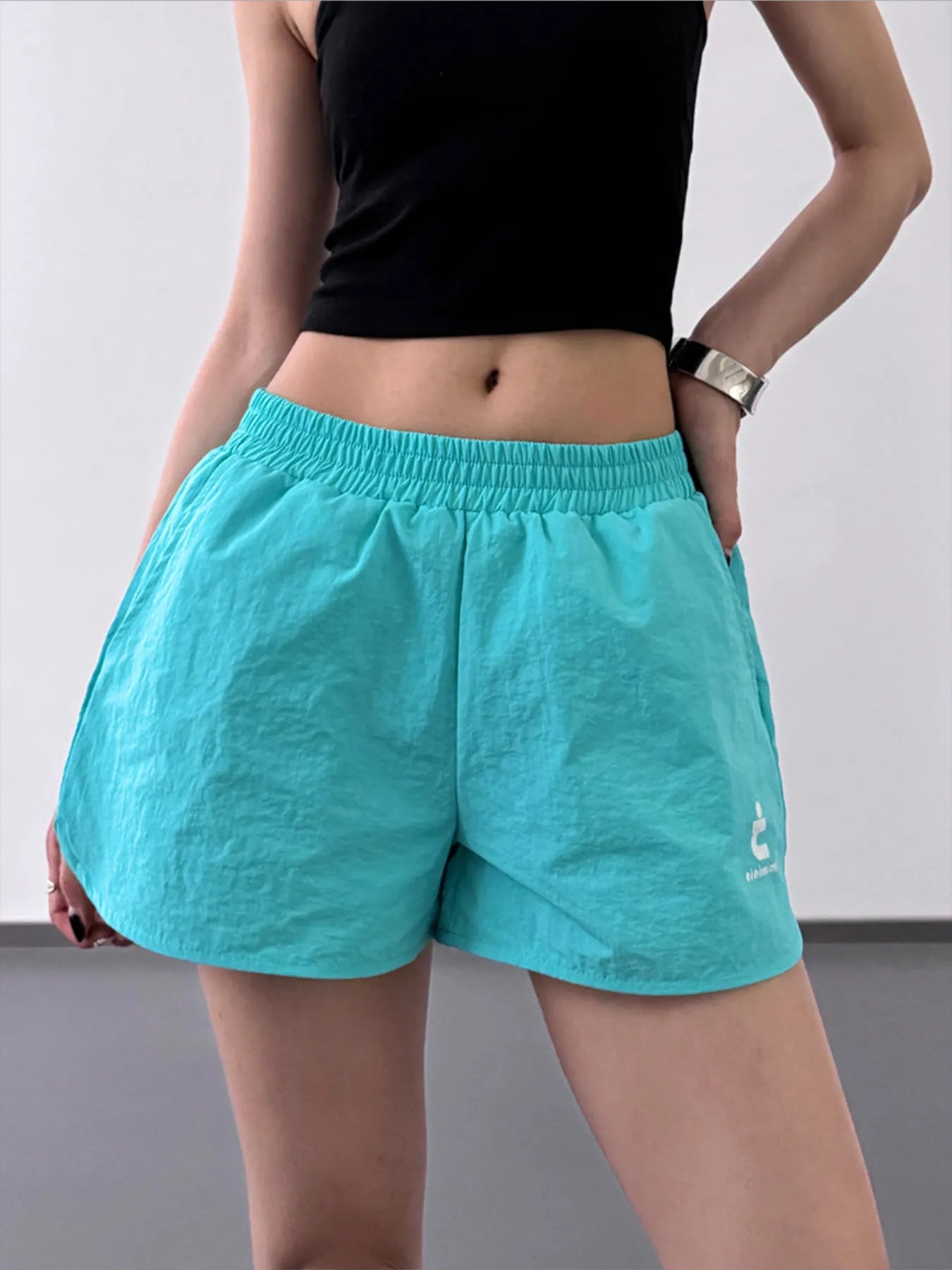 Katoenen Linnen Shorts met Elastische Taille 8