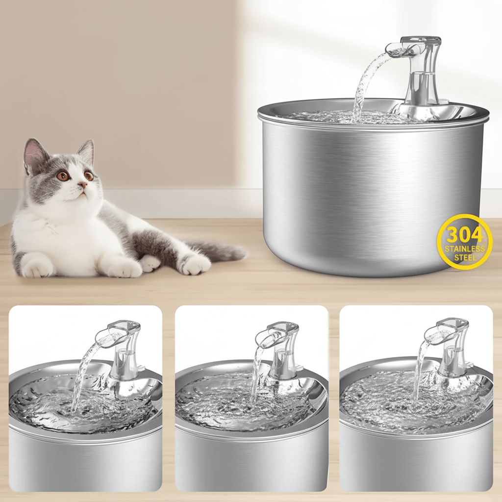 Katten Drinkfontein met Sensor en 4-Traps Filtratie 1