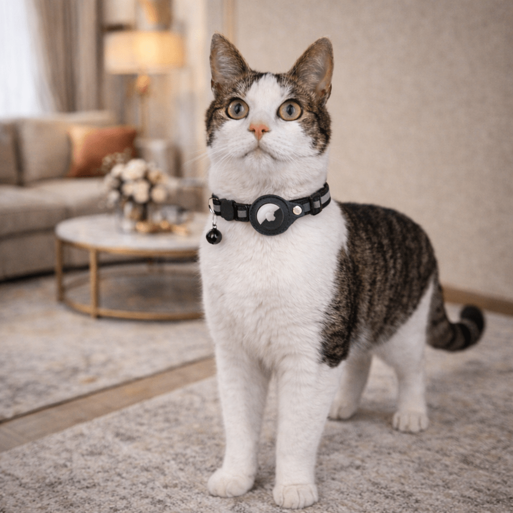 Katten GPS-trackerhalsband voor Veiligheid en Zichtbaarheid 0