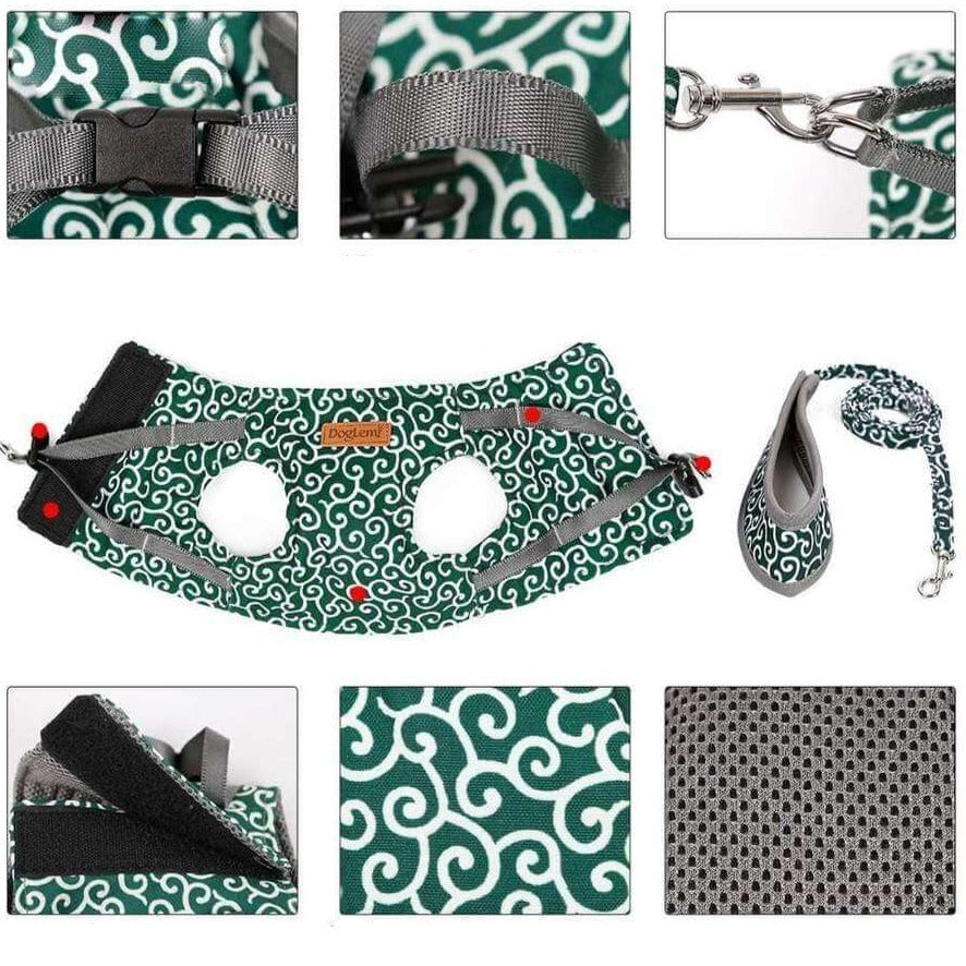 Katten Harnas Voor Buitenactiviteiten Ademend Met Verstelbare Riemen 7