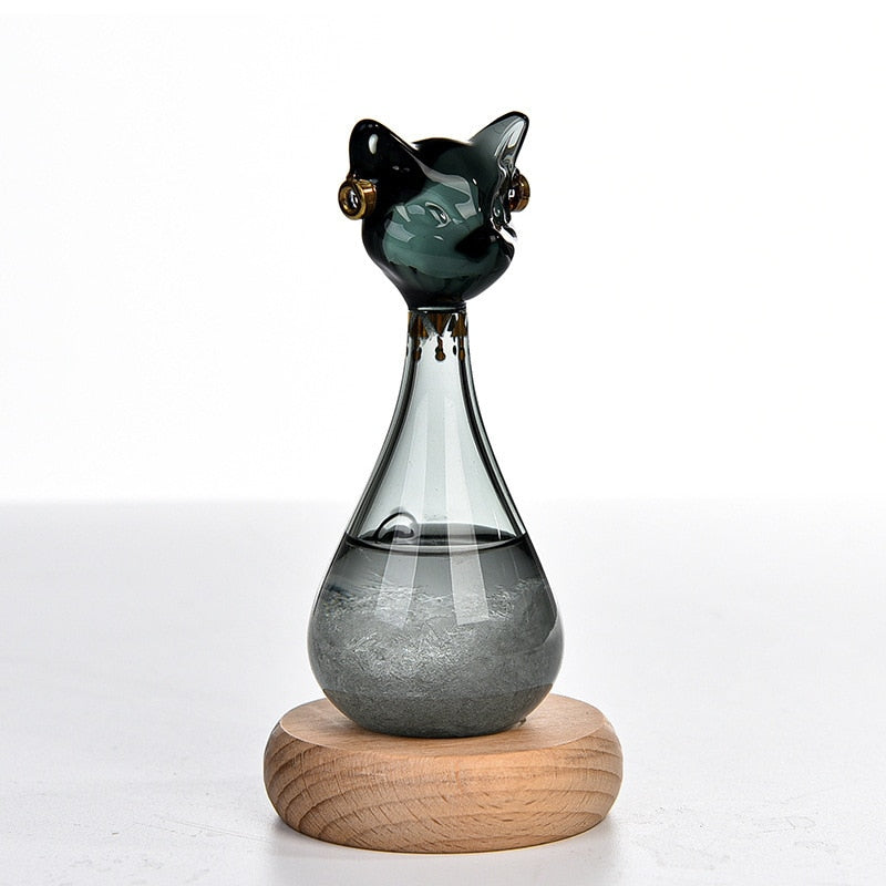Katten Weersvoorspellingsfles Antiek Decoratief Item 3