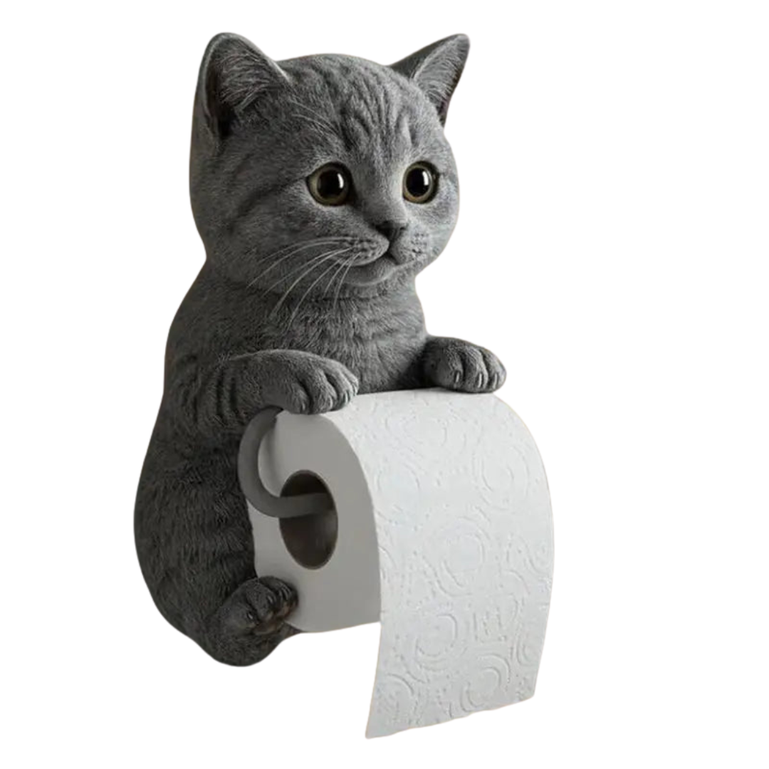 Kattenkop Toiletrolhouder Wandmontage Speels Design