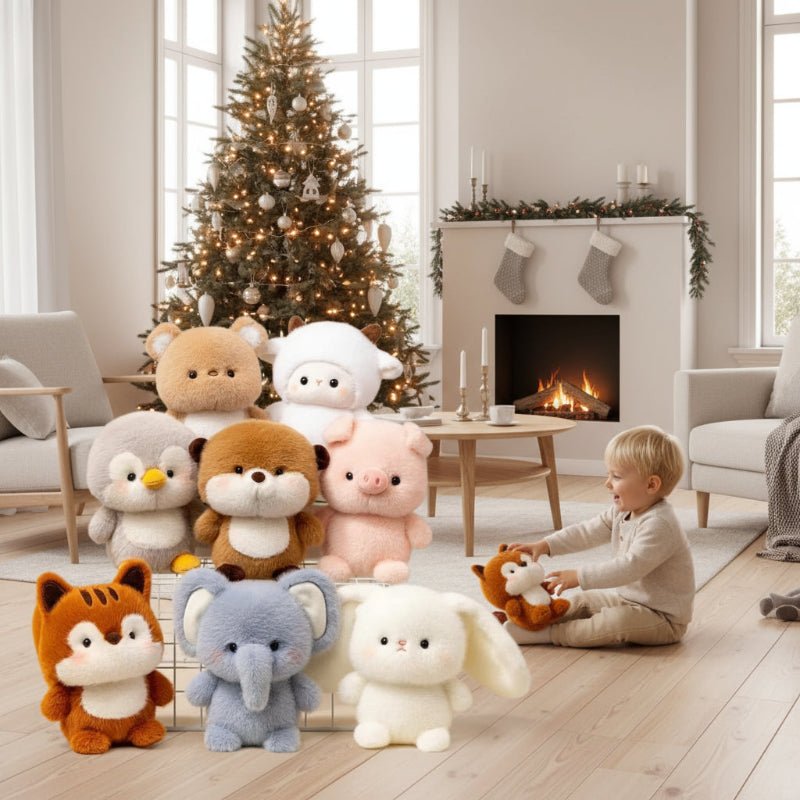 Kawaii Dieren Pluche Knuffel Olifant Hond Kat 1