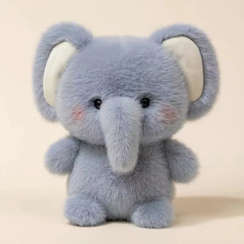Kawaii Dieren Pluche Knuffel Olifant Hond Kat 6