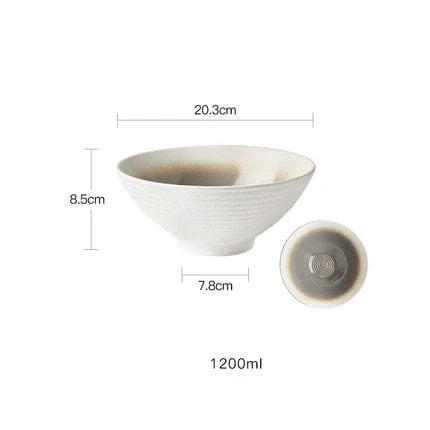 Keramische Schaal 20 cm Voor Ontbijt en Diner met Uniek Handgeschilderd Ontwerp 7