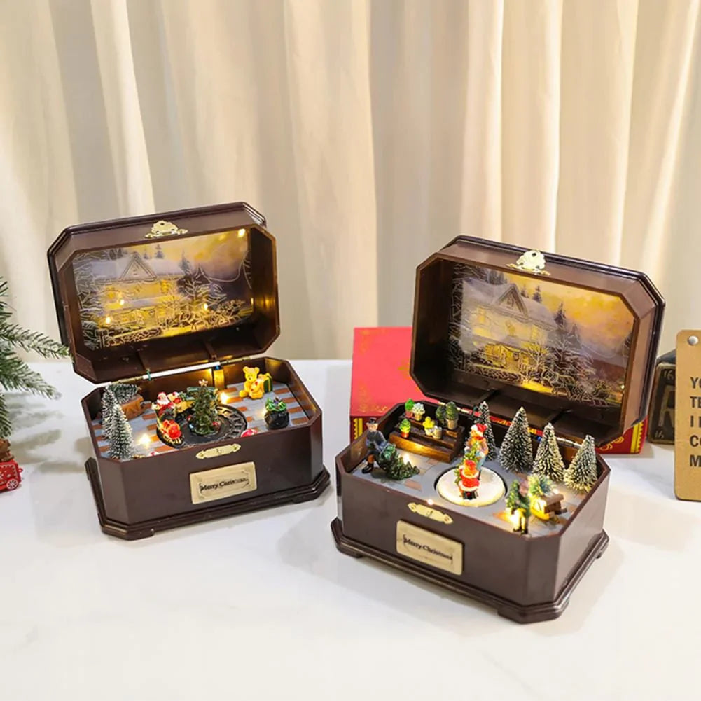 Kerst Muziekdoos Met Twee Ontwerpen Decoratief 0