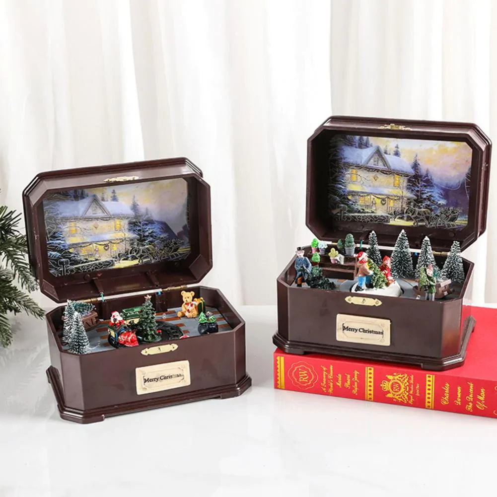 Kerst Muziekdoos Met Twee Ontwerpen Decoratief 1