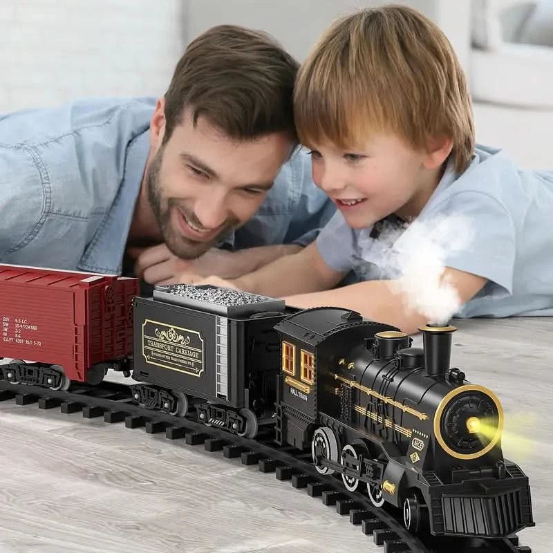 Kerst Treinset Elektrisch met Flexibele Rails 0