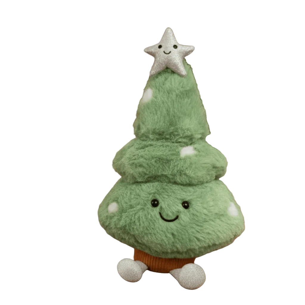 Kerstboom Pluche Decoratie voor Feestelijke Kamers 0
