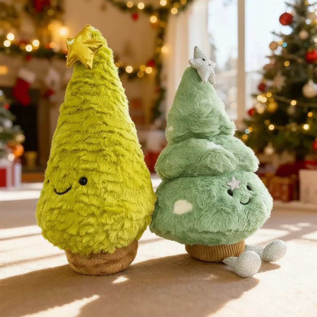 Kerstboom Pluche Decoratie voor Feestelijke Kamers 3