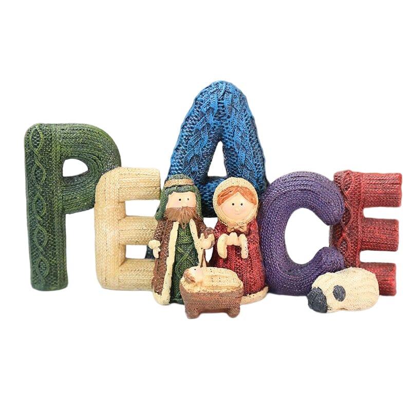 Kerstdecoratie Heilige Familie Beeld Handgemaakt voor Feestelijke Sfeer 15