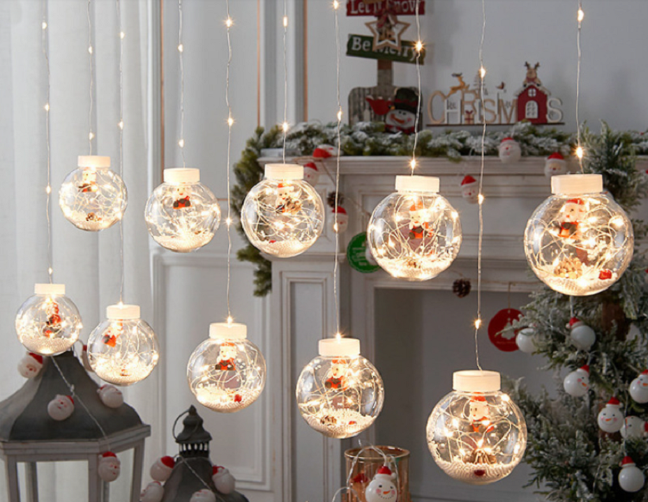 Kerstverlichting Buiten Ballen met Afstandsbediening en 8 Lichteffecten 8
