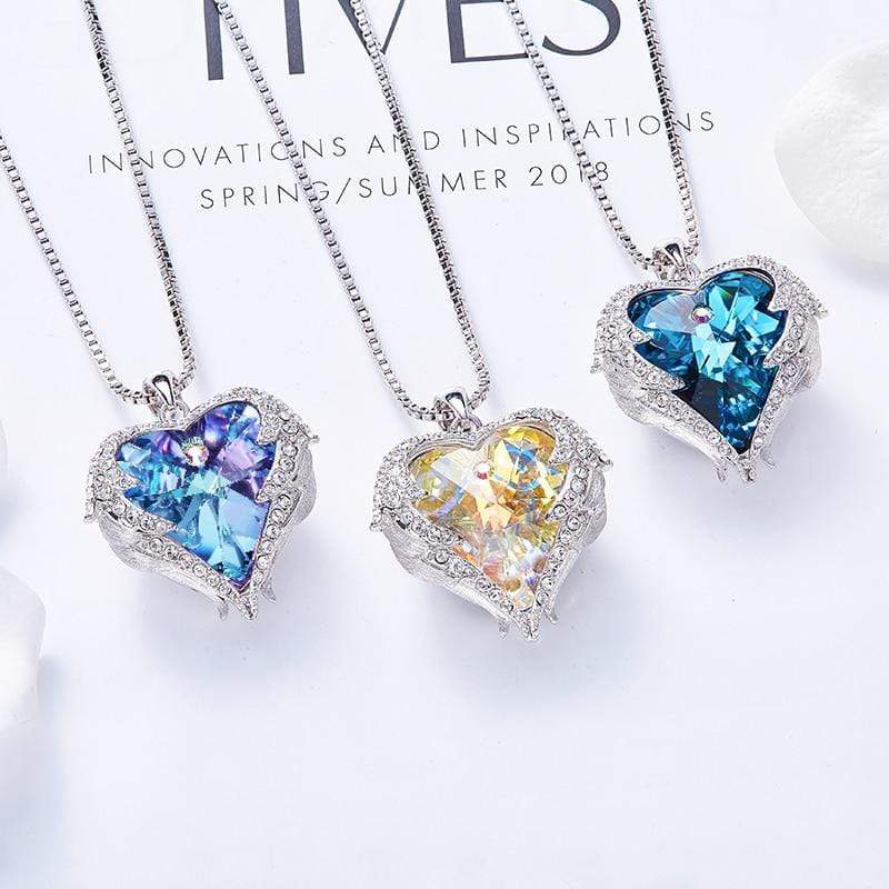 Ketting met Engelenvleugels Hartvormig 3