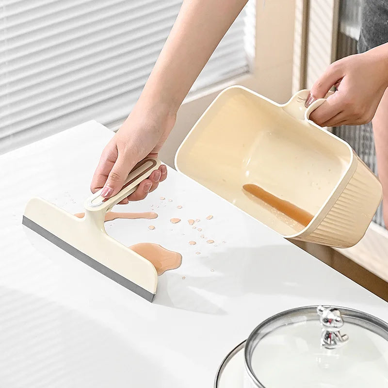 Keuken Afvalschraper en Prullenbak 2-in-1 3