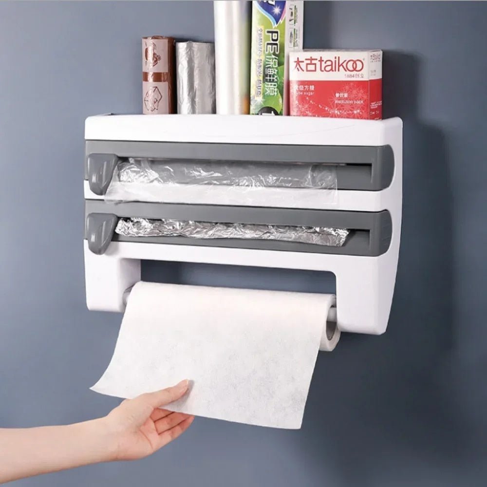 Keuken Dispenser voor Plasticfolie en Keukenrol 1