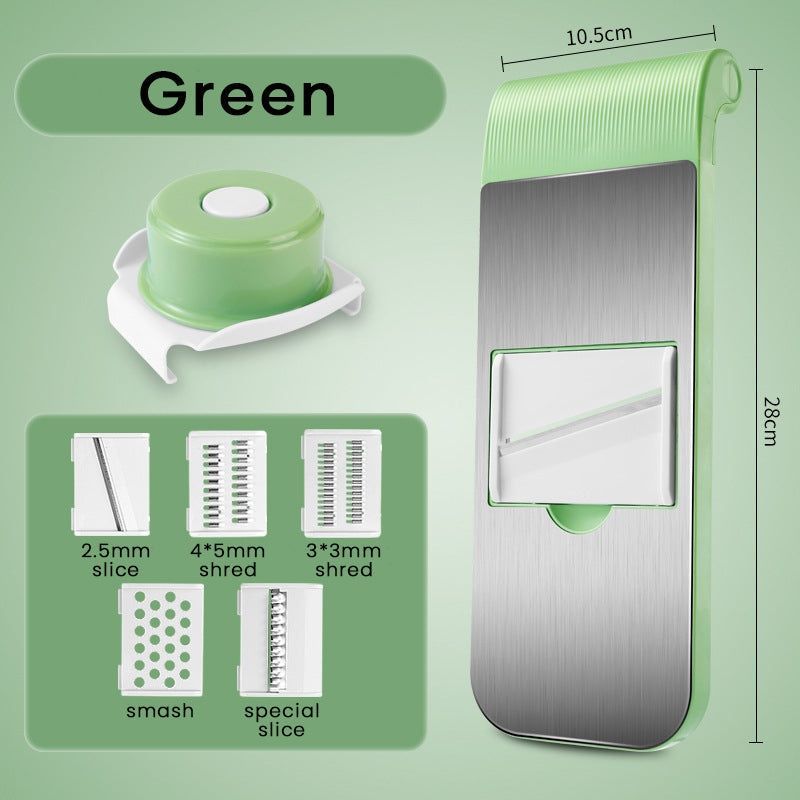 Keuken Groentesnijder 5-in-1 met Comfortabele Handgreep 6