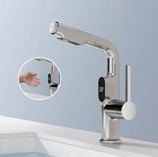 Keuken Kraan Slim met Digitaal Display en 360° Draaibaarheid 8