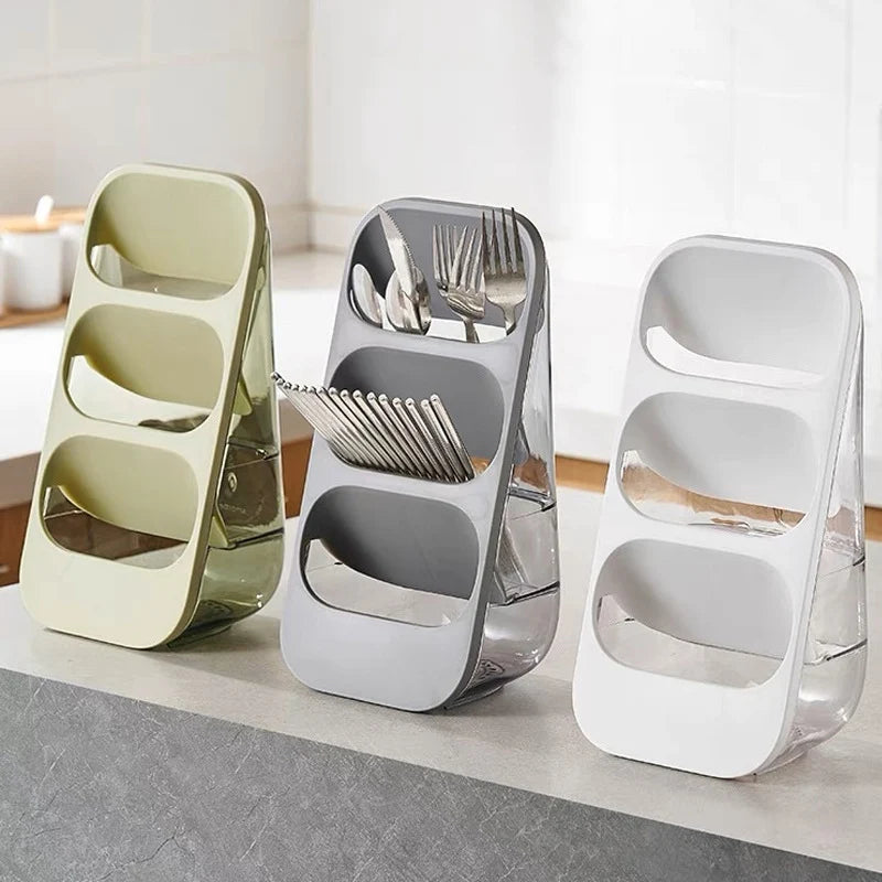 Keuken Spons- en Borstelhouder Drievoudig Compact 3