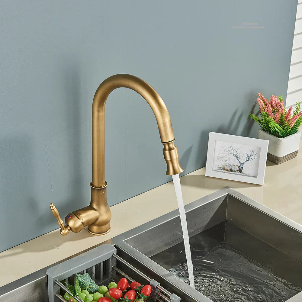 Keukenkraan Vintage Tap Draaibaar 3