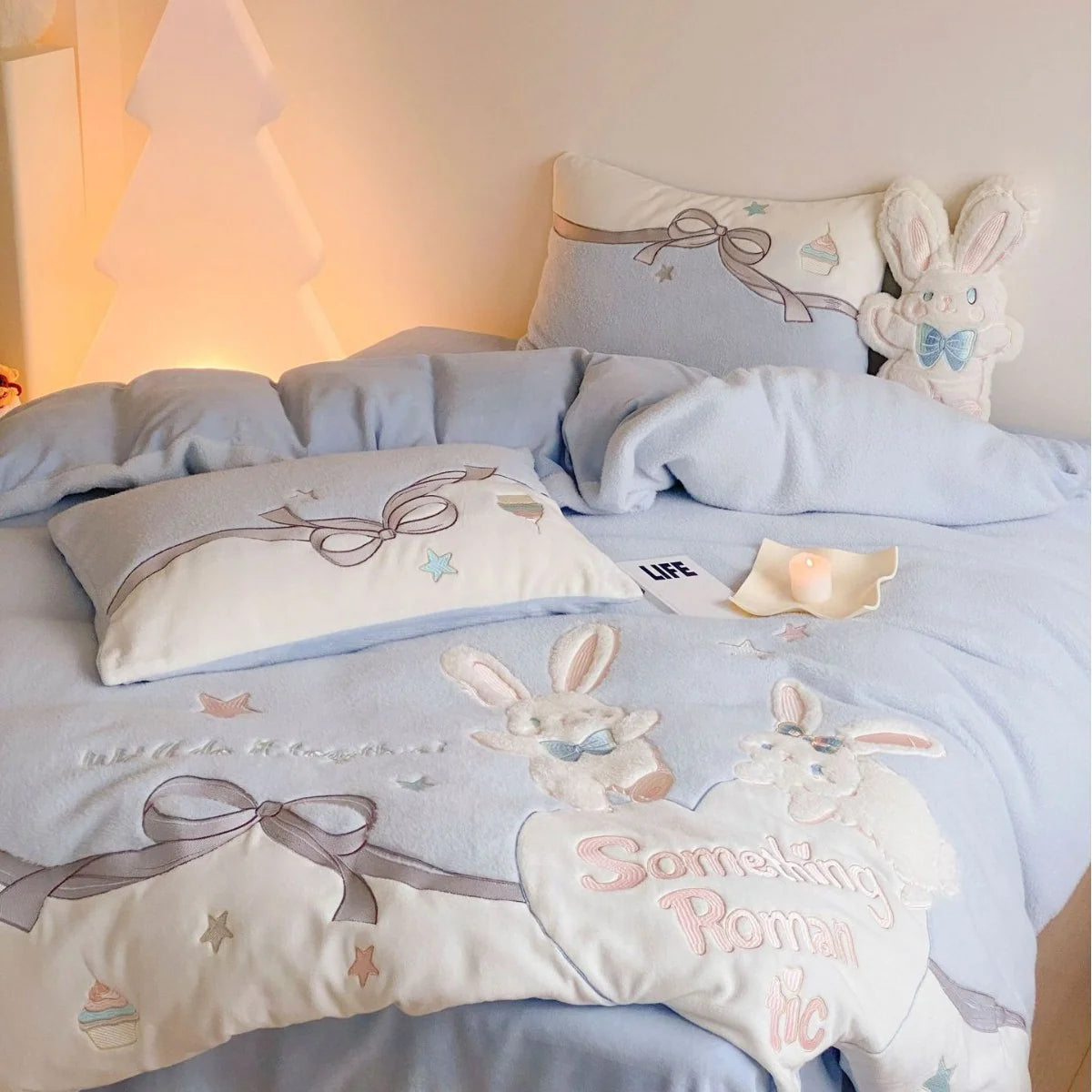 Kinderbeddengoedset met knuffelmotieven voor meisjes en jongens 2