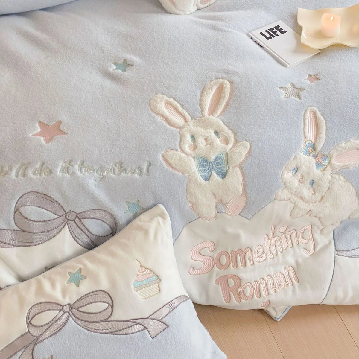 Kinderbeddengoedset met knuffelmotieven voor meisjes en jongens 3