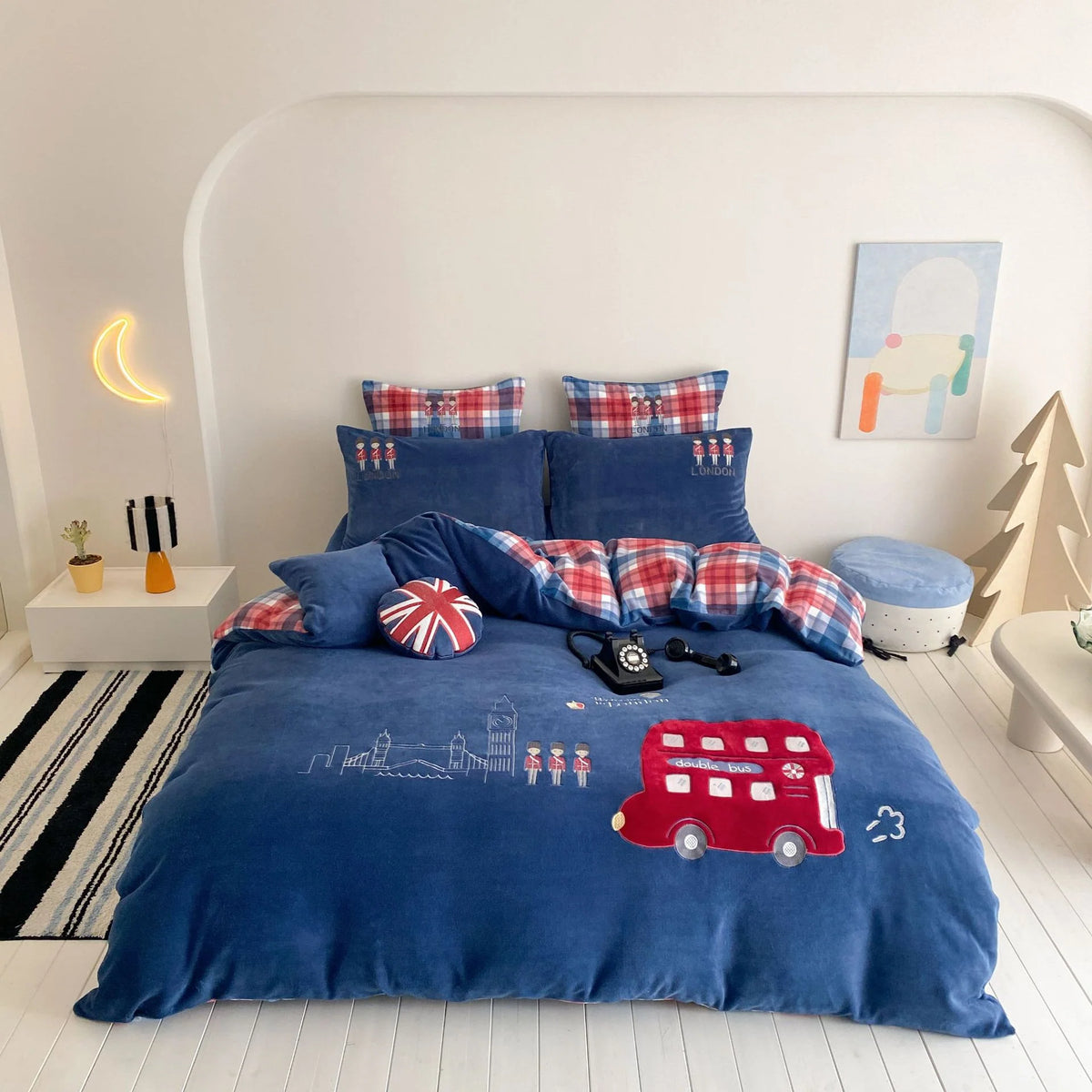 Kinderdekbedovertrekset Nautisch Thema Met 3D Eendenapplicatie 3