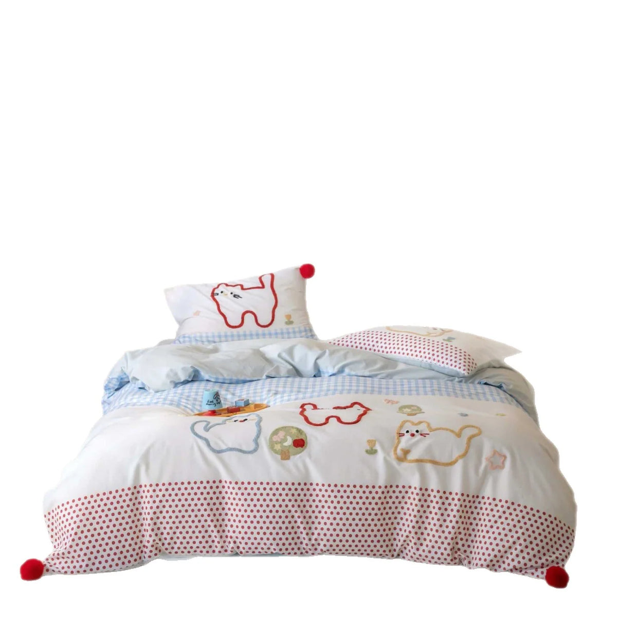 Kinderdekbedovertrekset Omkeerbaar Met Olifantenprint Patchwork 2