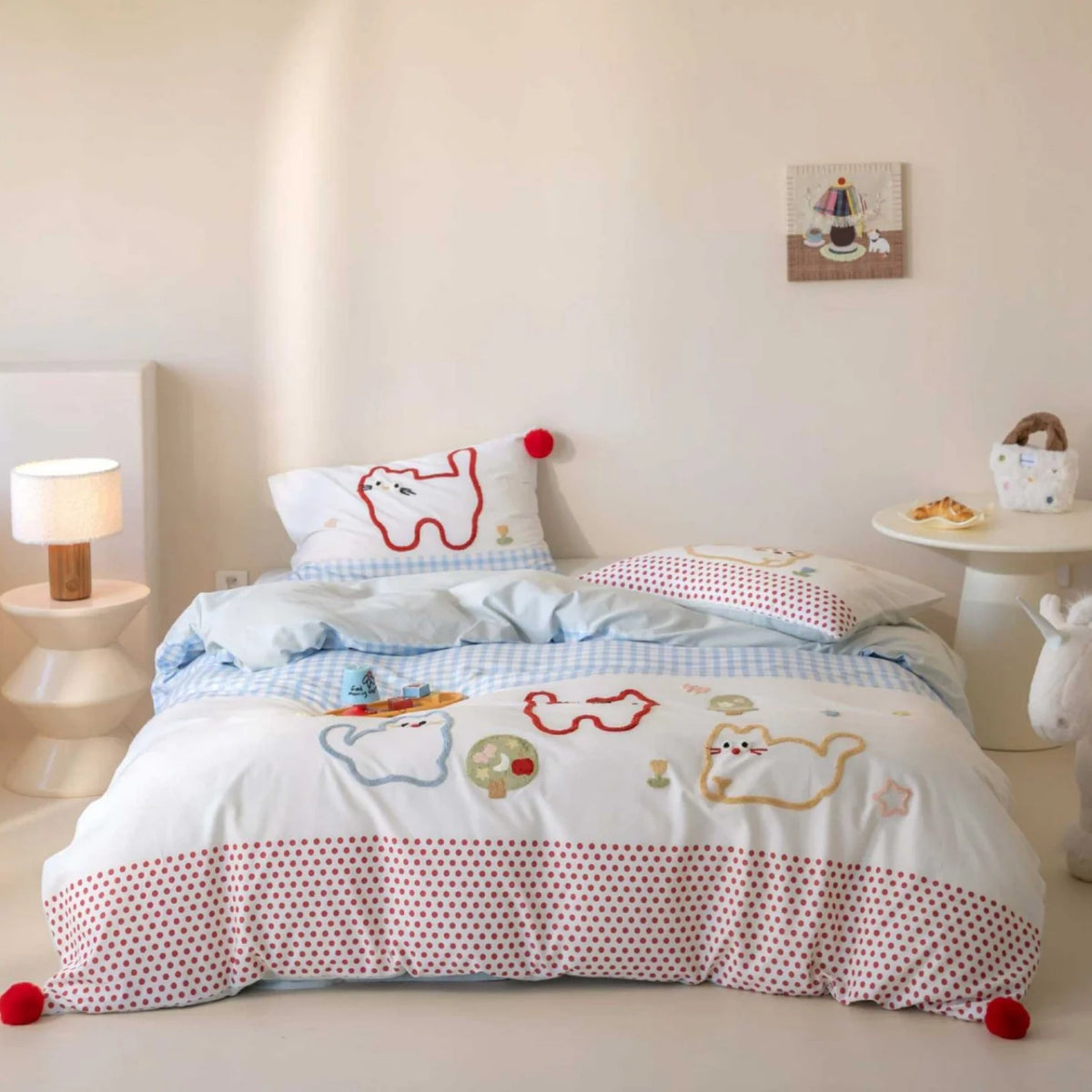 Kinderdekbedovertrekset Omkeerbaar Met Olifantenprint Patchwork 4