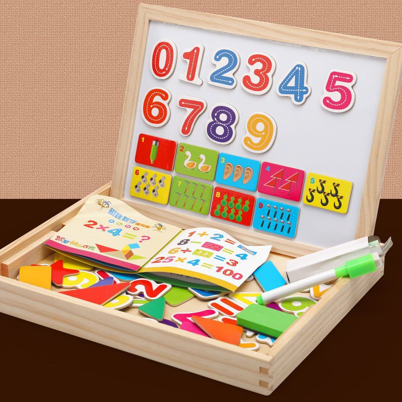 Kinderen 2-in-1 Montessori Tekenbord en Schoolbord 6