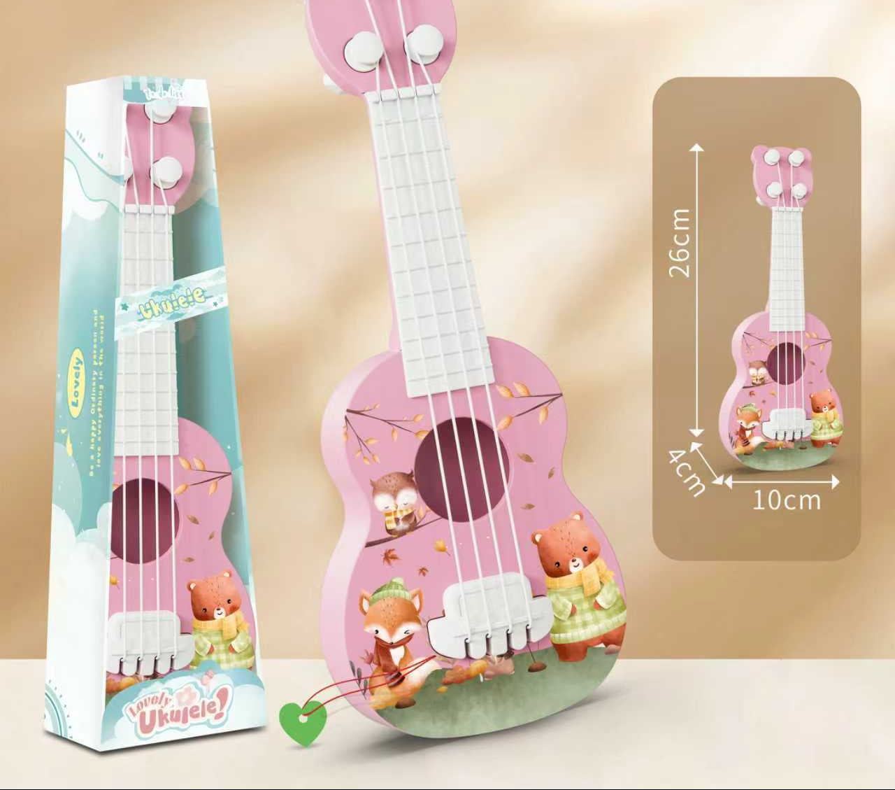 Kinderen Akoestische Ukelele Speels Ontwerp 4