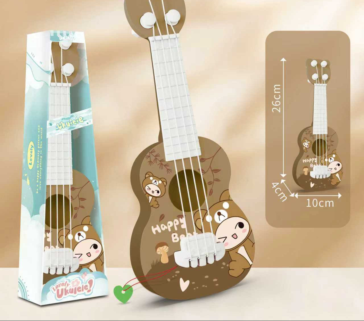 Kinderen Akoestische Ukelele Speels Ontwerp 5