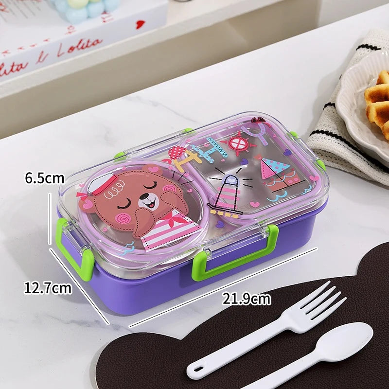 Kinderen Bento Lunchbox Met Haaienmotief Speels Ontwerp 4