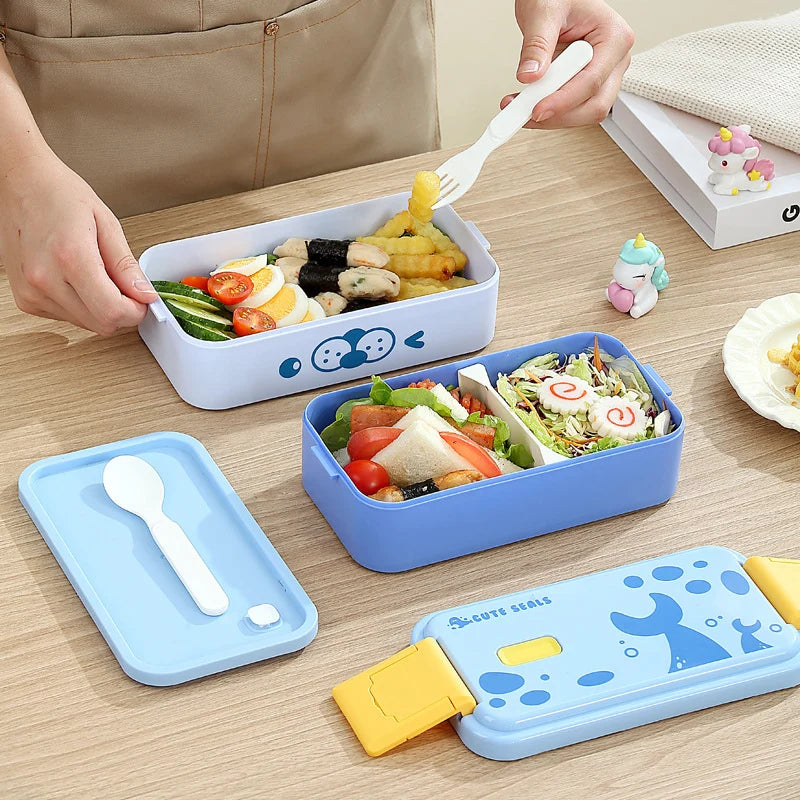 Kinderen Bento Lunchbox met Dinosaurusthema Speels Ontwerp 3