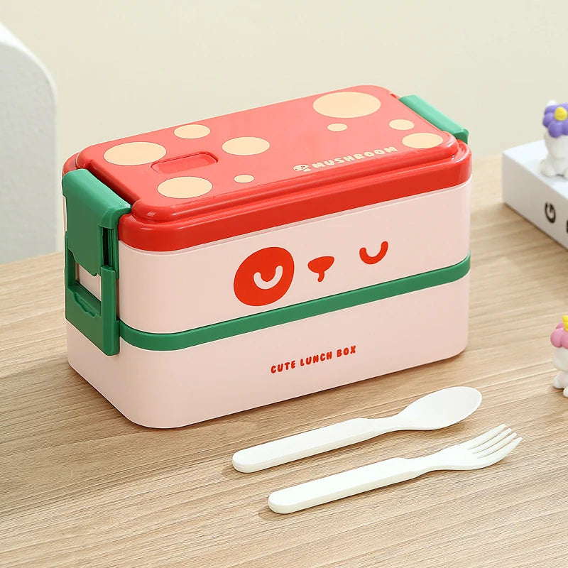 Kinderen Bento Lunchbox met Dinosaurusthema Speels Ontwerp 5