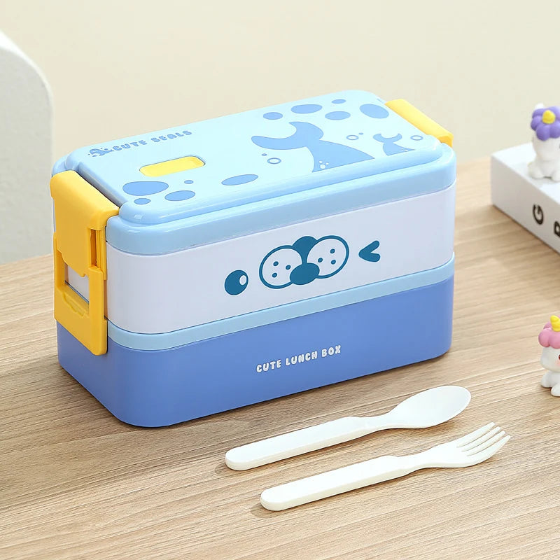 Kinderen Bento Lunchbox met Dinosaurusthema Speels Ontwerp 6