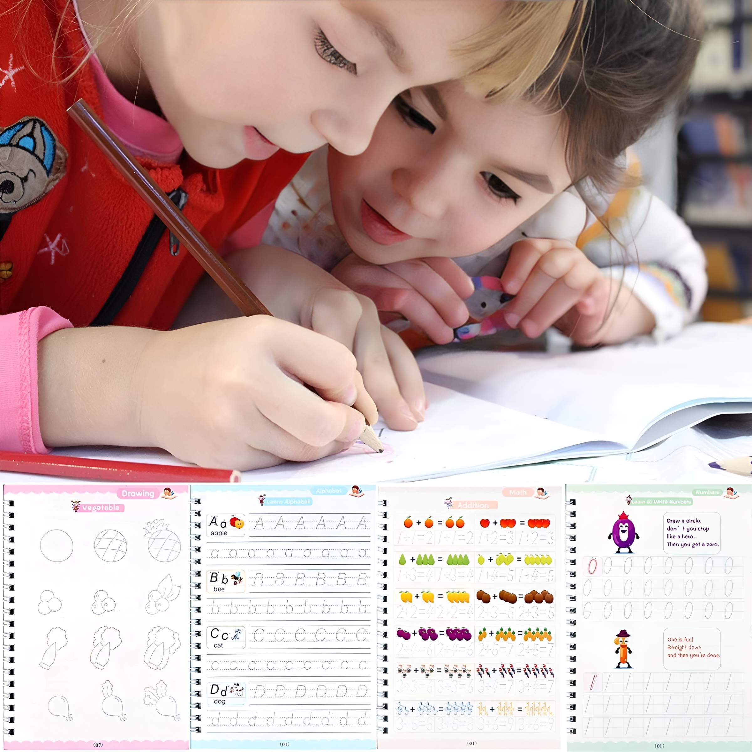 Kinderen Boekenset Traceren voor Leren en Plezier 1