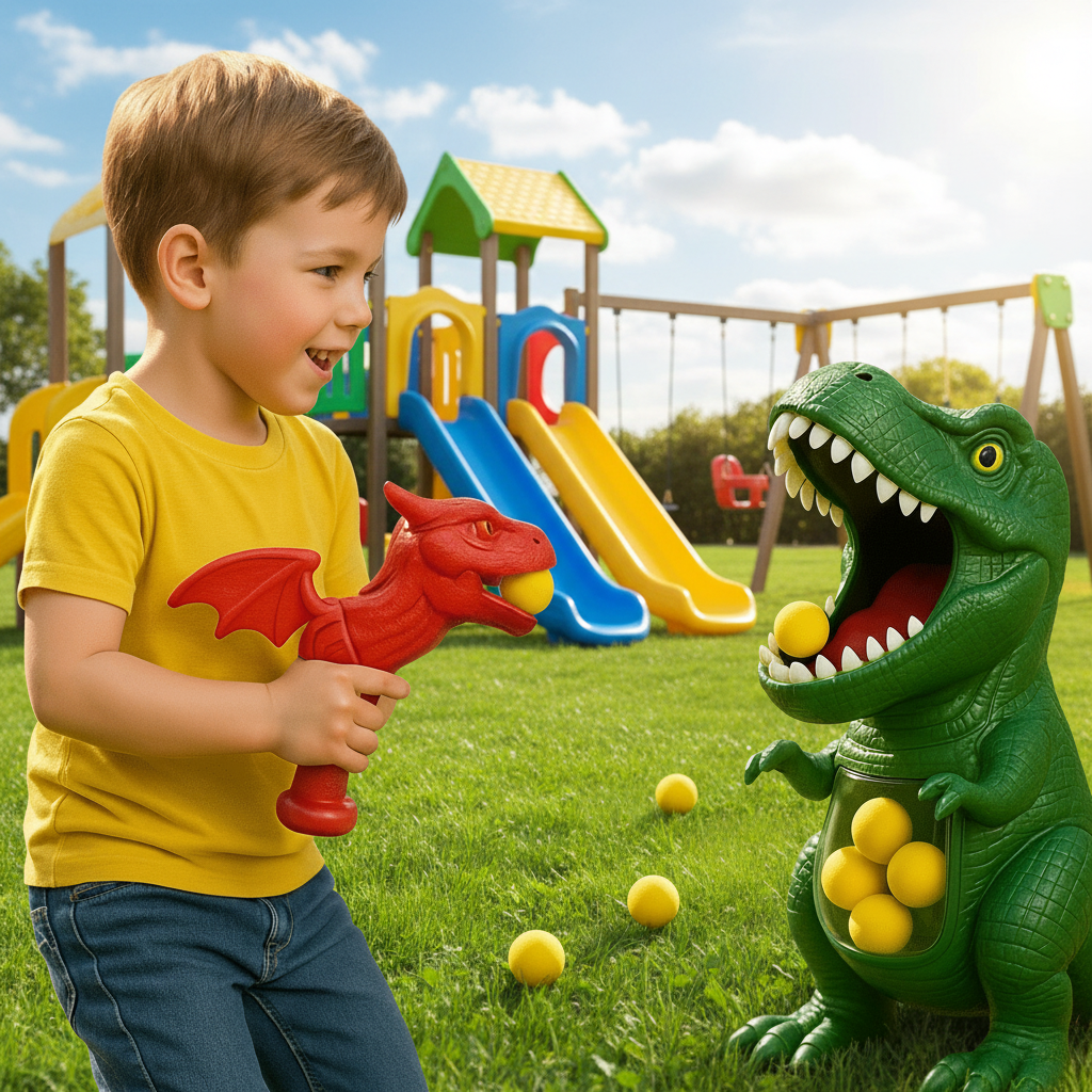 Kinderen Dinosaurusschietspel Actief Spel 4