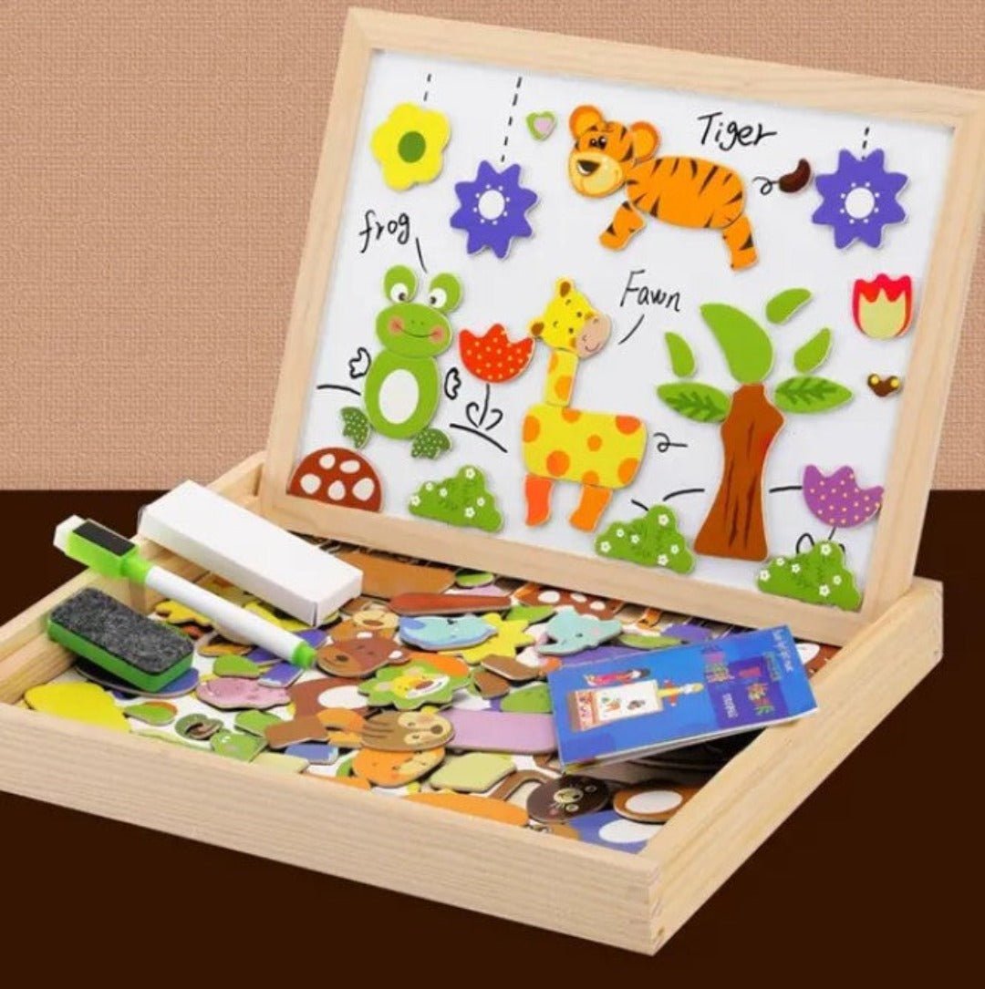 Kinderen Dubbelzijdige Tekentafelset Creatief Speelgoed 7